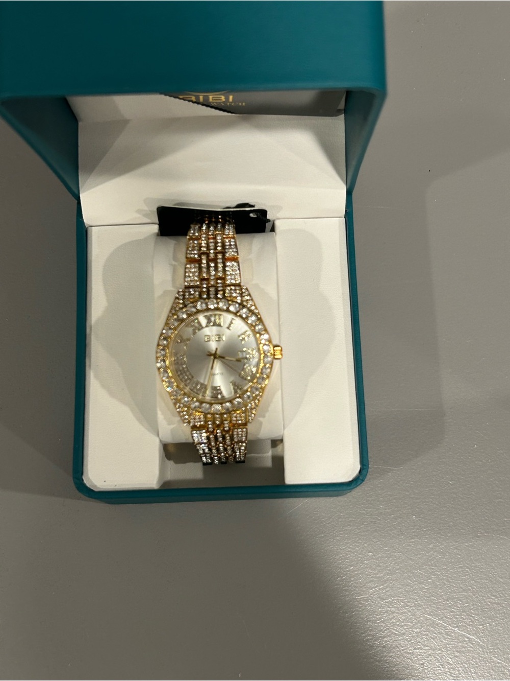Gold Crystal Accent Women’s Watch -
